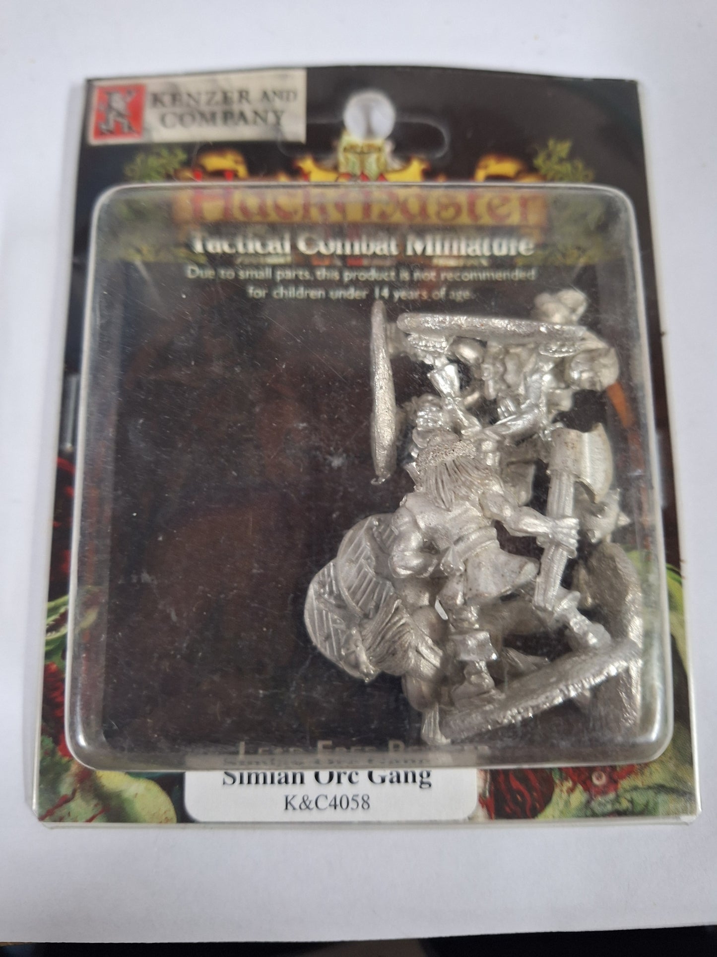 Kenzer and Company Metal Miniature, Simian Orc Gang
