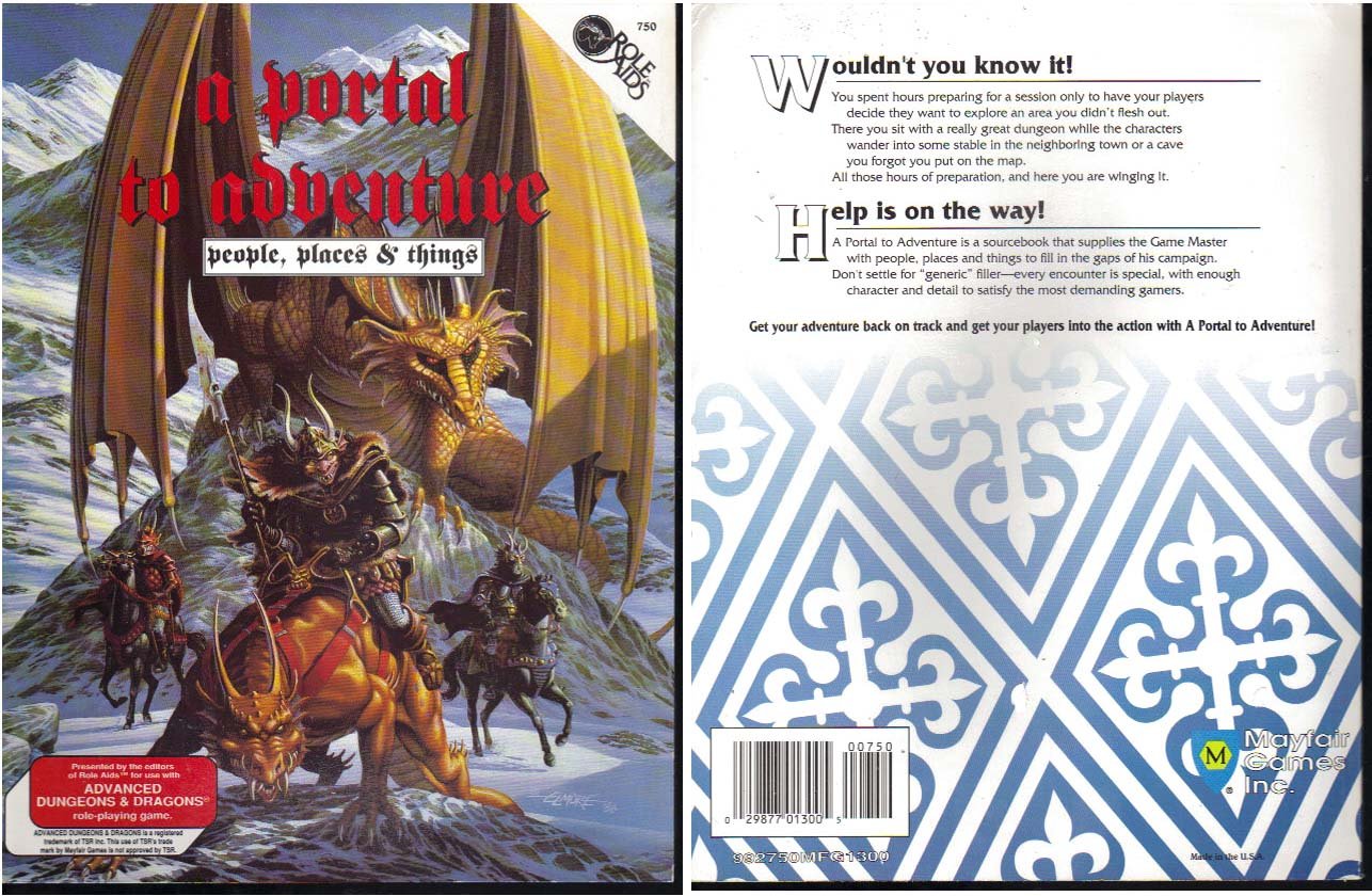 A Portal to Adventure: People, Places & Things (Role Aids)