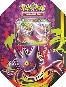 Pokémon TCG: Mega Moonlit Tin Mega Clefable or Mega Gengar
