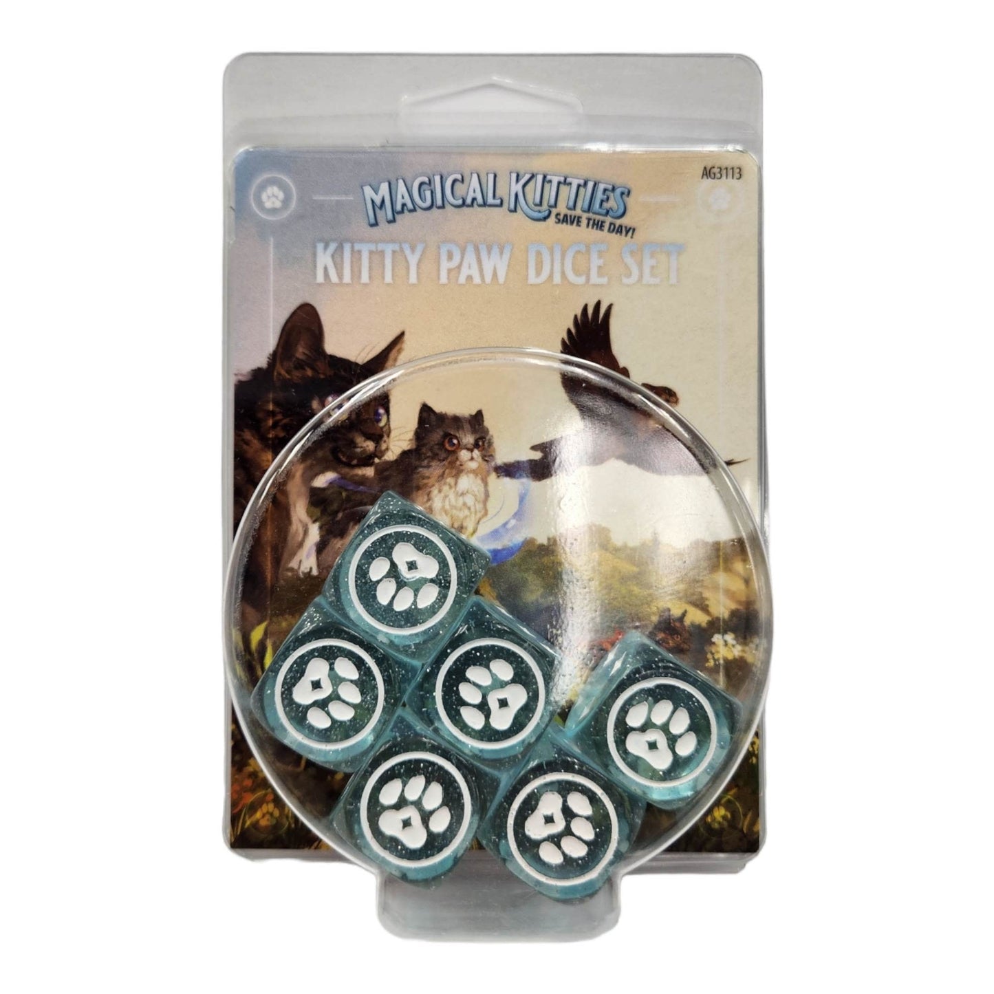 Dice - Magical Kitties Kitty Paw Dice Set
