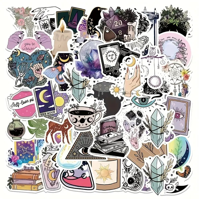 Fun waterproof Witchy Stickers