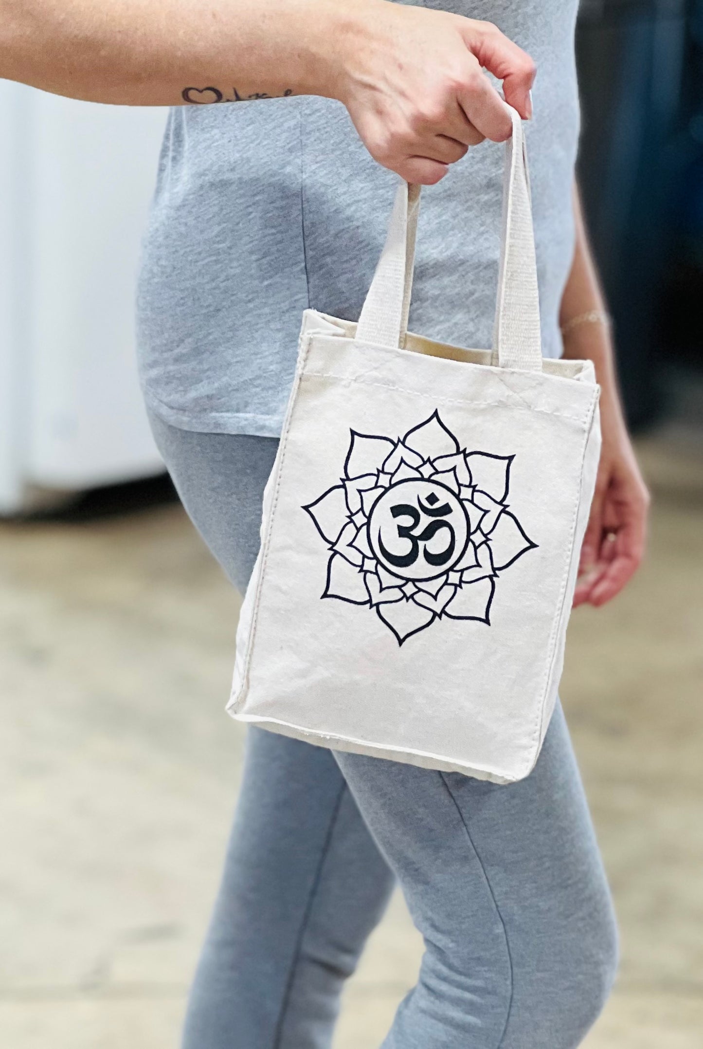 Mini Tote Bag, Various Designs, 9"x7"