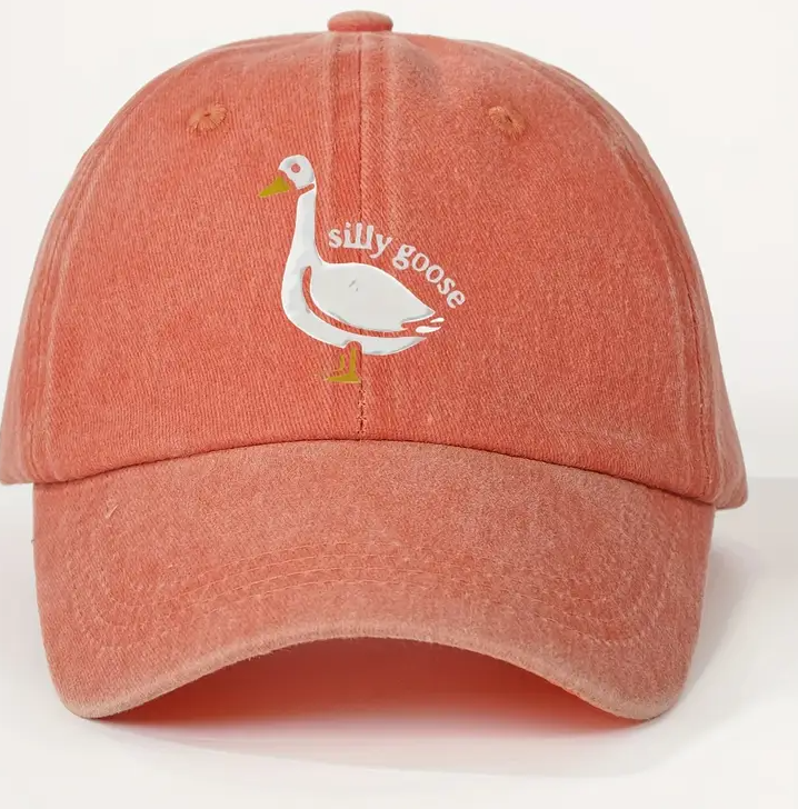 Goose Day Silly Goose Vintage Baseball Cap