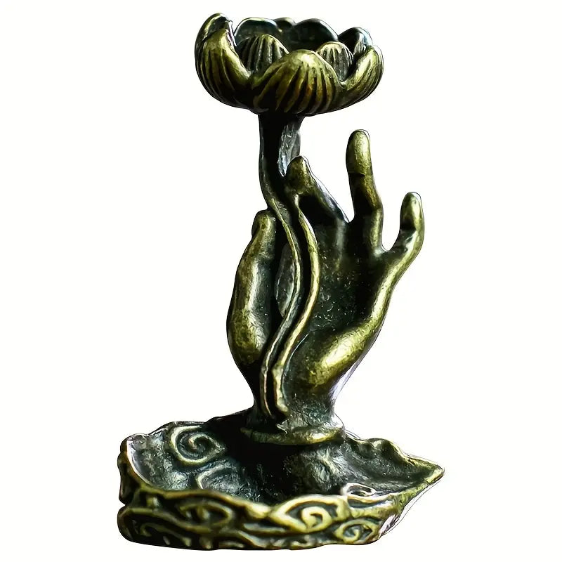 Backflow Metal Incense Burner - Buddha's Hand