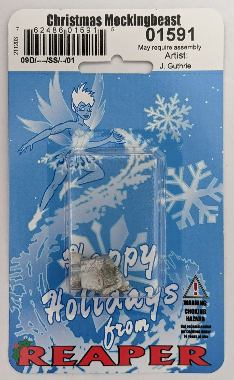 Reaper Minis 2024: Christmas Mocking Beast 01591