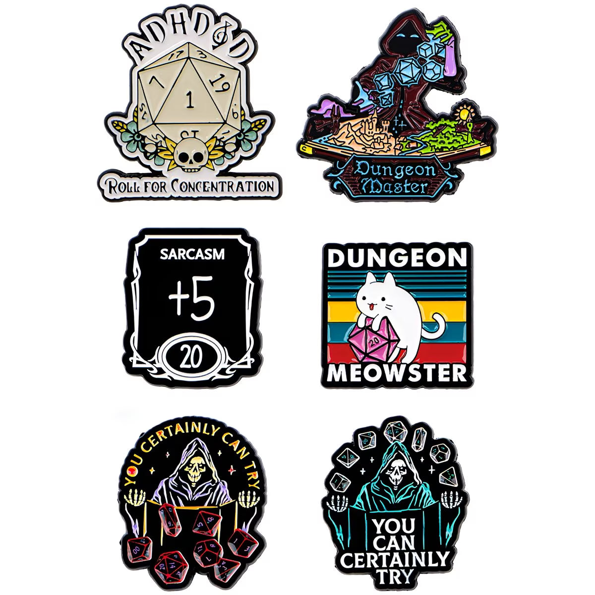 Enameled Pins - Various