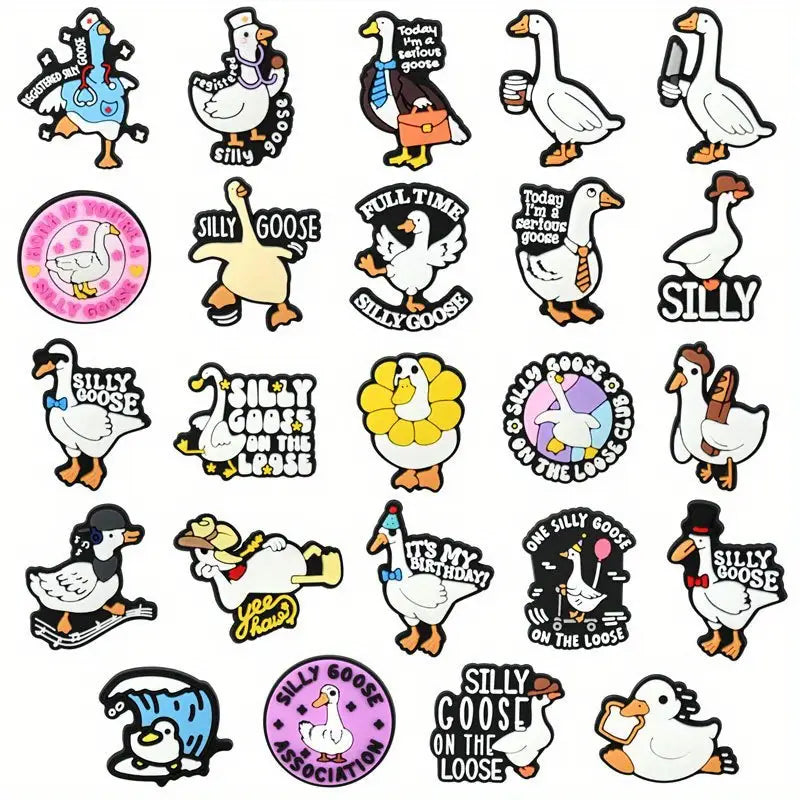 Goose Theme PVC Shoe Charm - Croc Charms