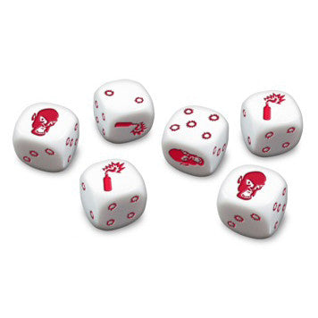 Zombicide: White Dice Set (6)