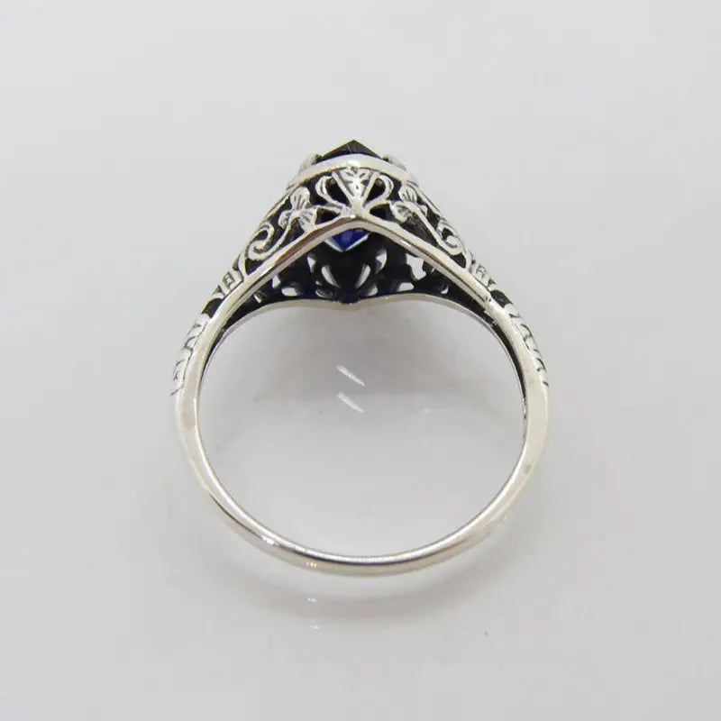 Ring, Men's Blue Zircon