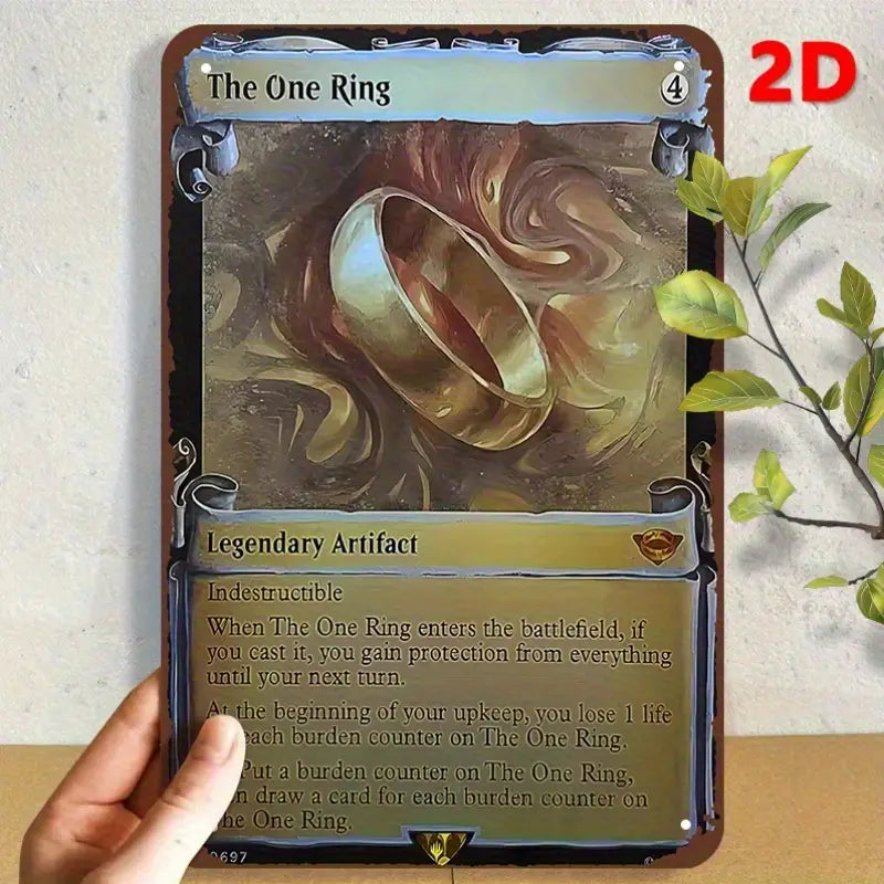 Magic The Gathering 2d Metal Signs
