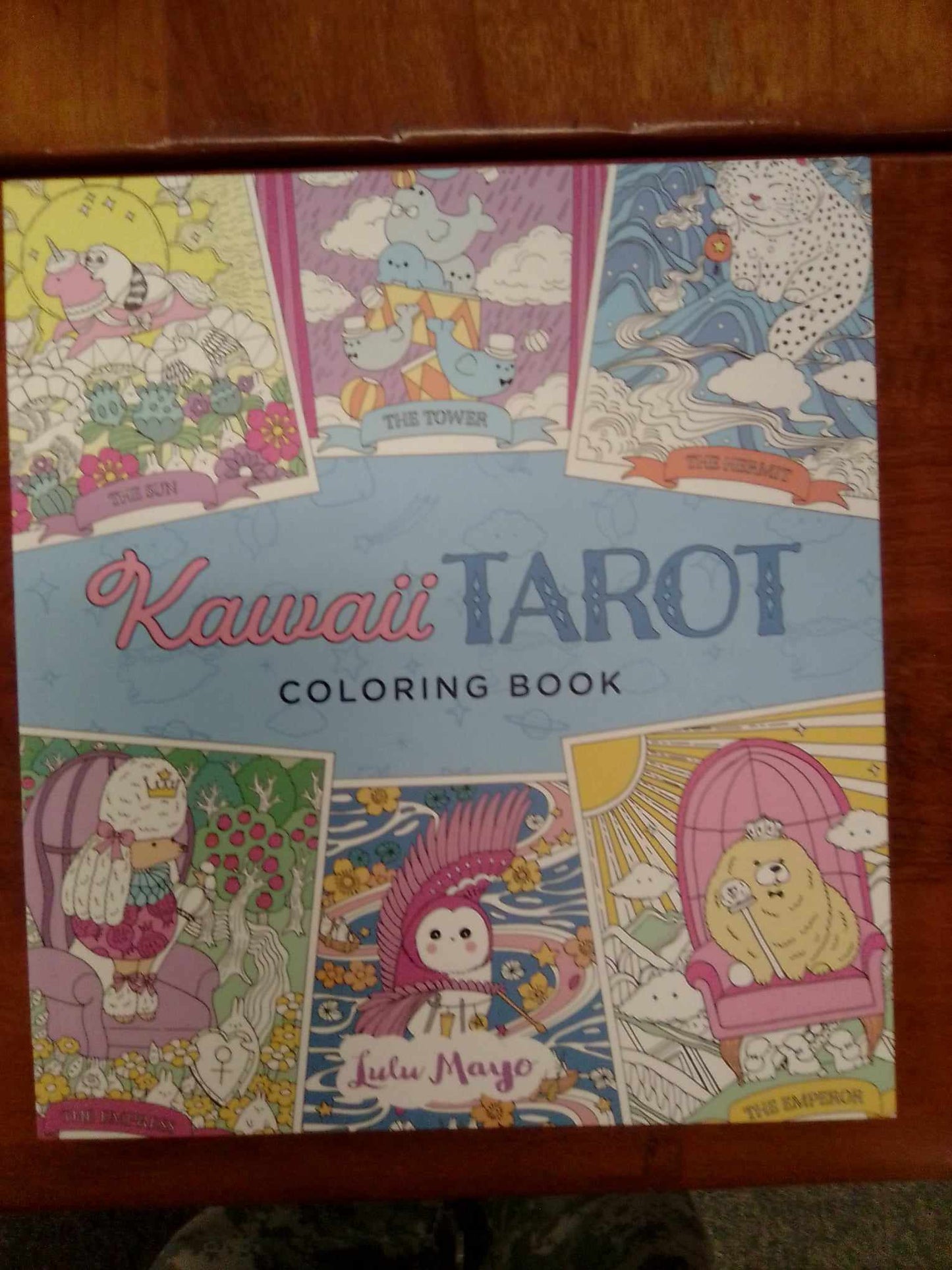 Kawaii Tarot Coloring Book