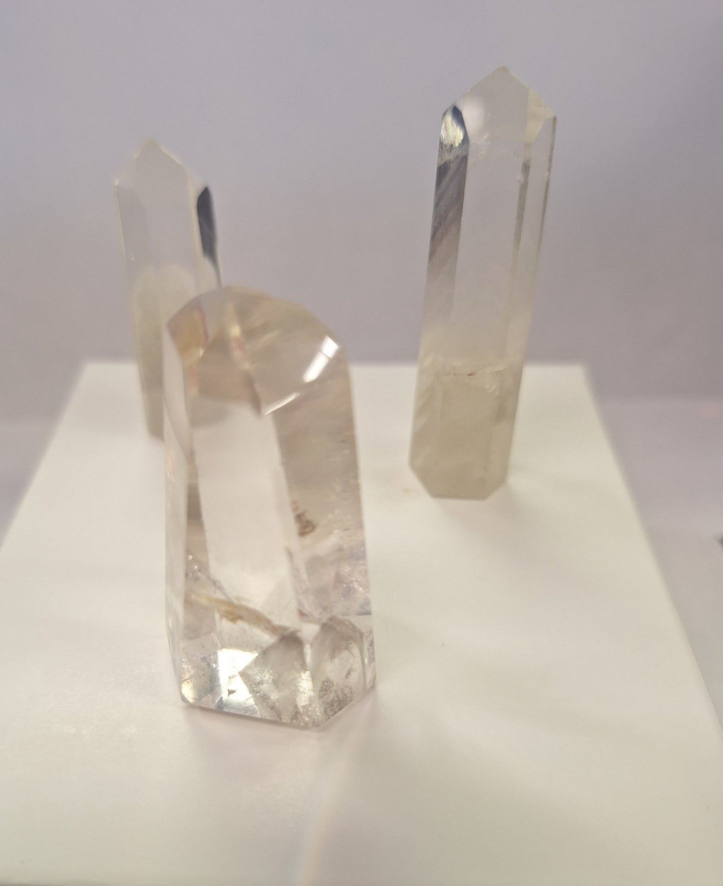 Clear Quartz Towers 2.5 inch tall