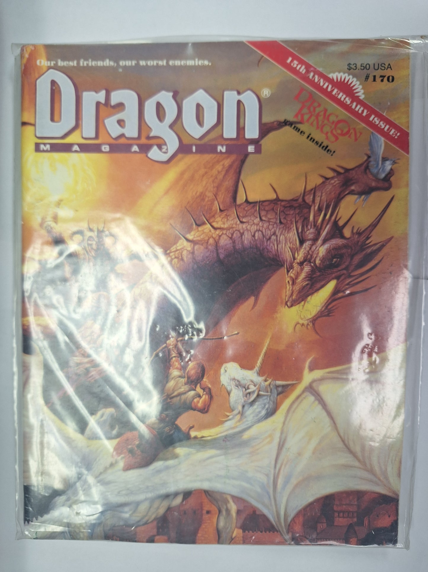 Dragon Magazine # 170 15th Anniversary issue.