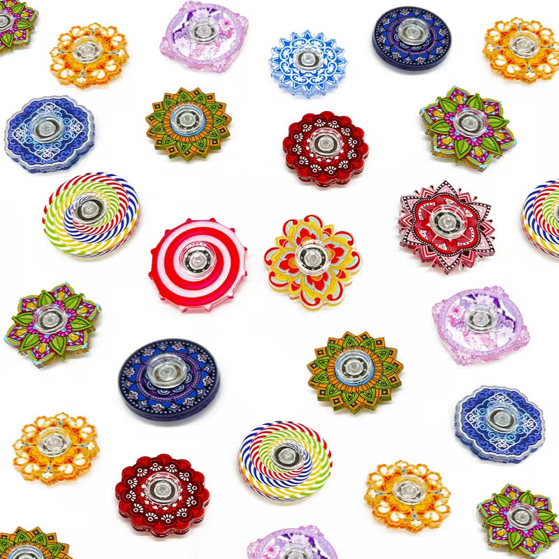 Colorful Mandala Fidget Spinners