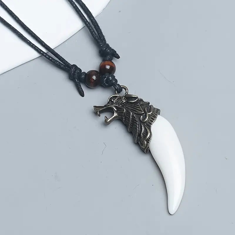 Necklace, Wolf Head and tooth