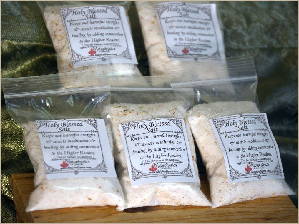 Holy Blessed Salt - Palo Santo bolsters the Positive Energies