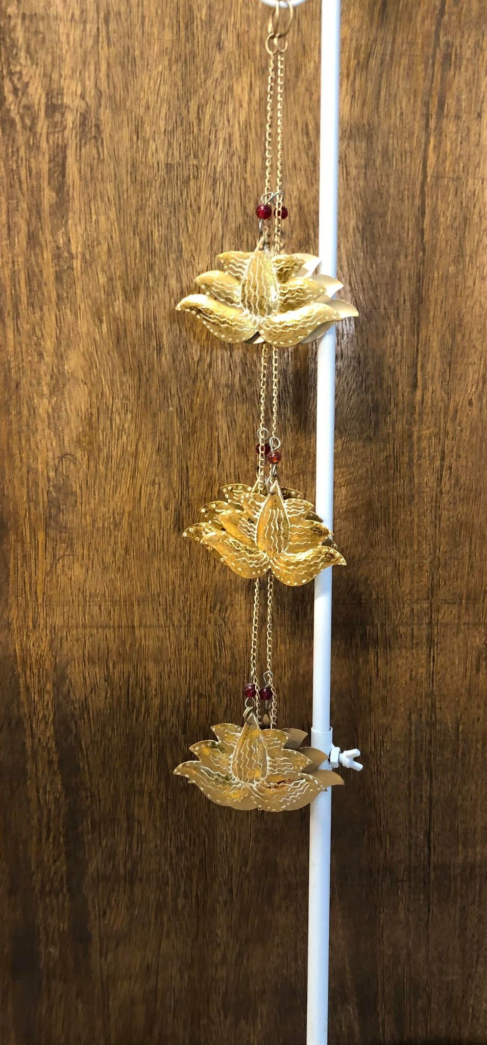 Hanging Decoration, Brass, Lotus Flower