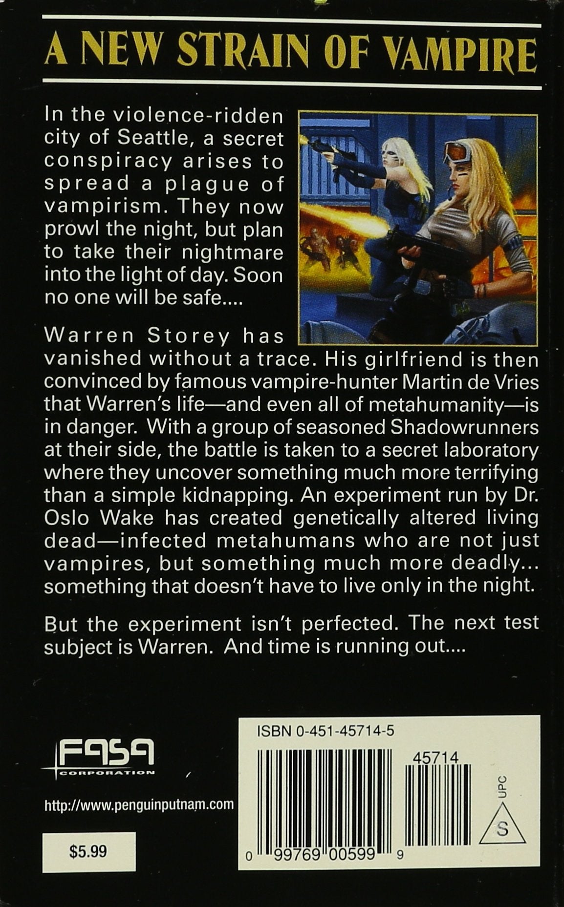 The Terminus Experiment (Shadowrun, No. 34)