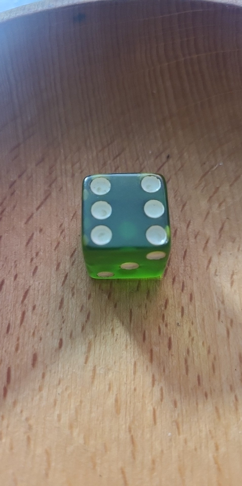 Astragalomancy Set, Divination dice Solid colored with white pips.