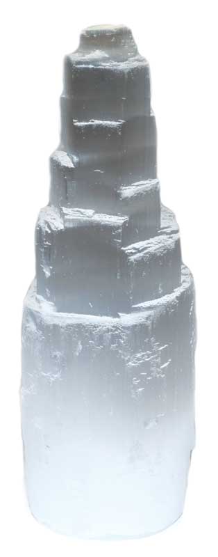 Selenite Iceberg White 4"