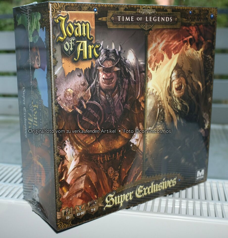 TIME OF LEGEND: JOAN OF ARC BOARD GAME COMPLETE LEGENDARY PLEDGE PLUS 1 TIME OF LEGEND: JOAN OF ARC BOARD GAME COMPLETE LEGENDARY PLEDGE PLUS 1