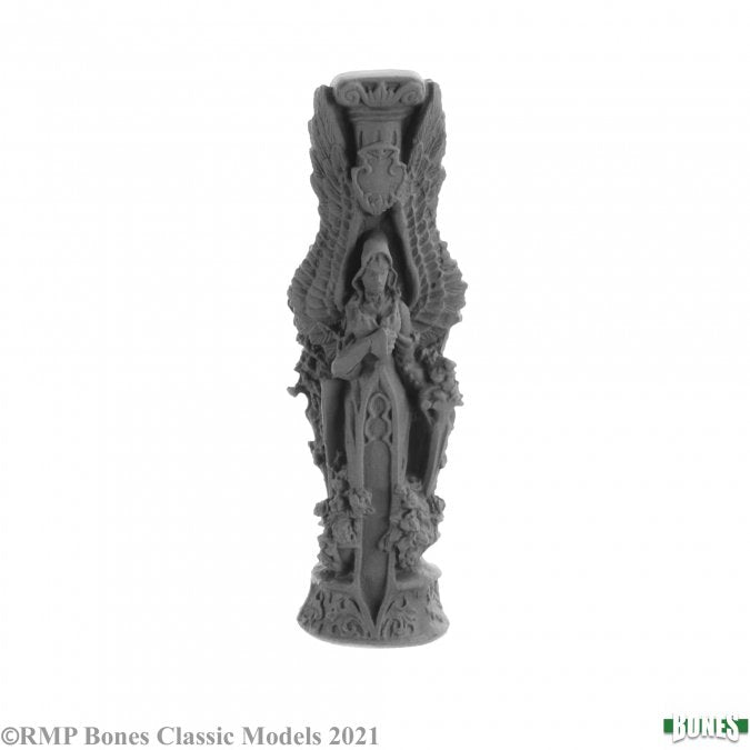 Reaper Bones Pillar Of Evil Miniature - Unpainted RPG Tabletop Game Figure
