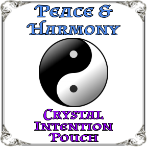 Crystal Intention Pouch, Peace & Harmony