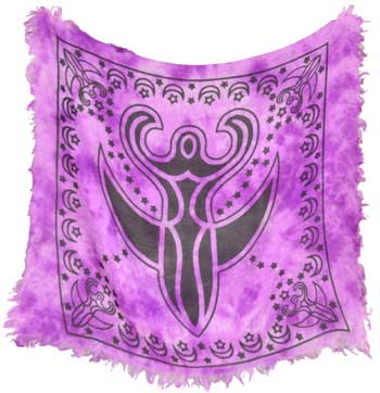 Altar Cloth, Goddess Purple 18" x 18"