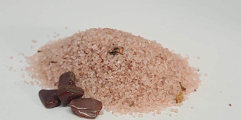 Chakra Tune Up Salt - Root Chakra and Reiki Master charged Crystal