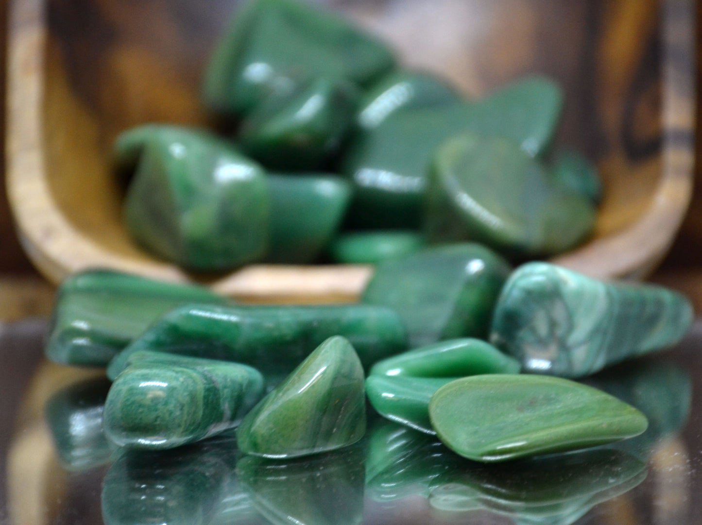 Tumbled, Budstone (aka African Jade)