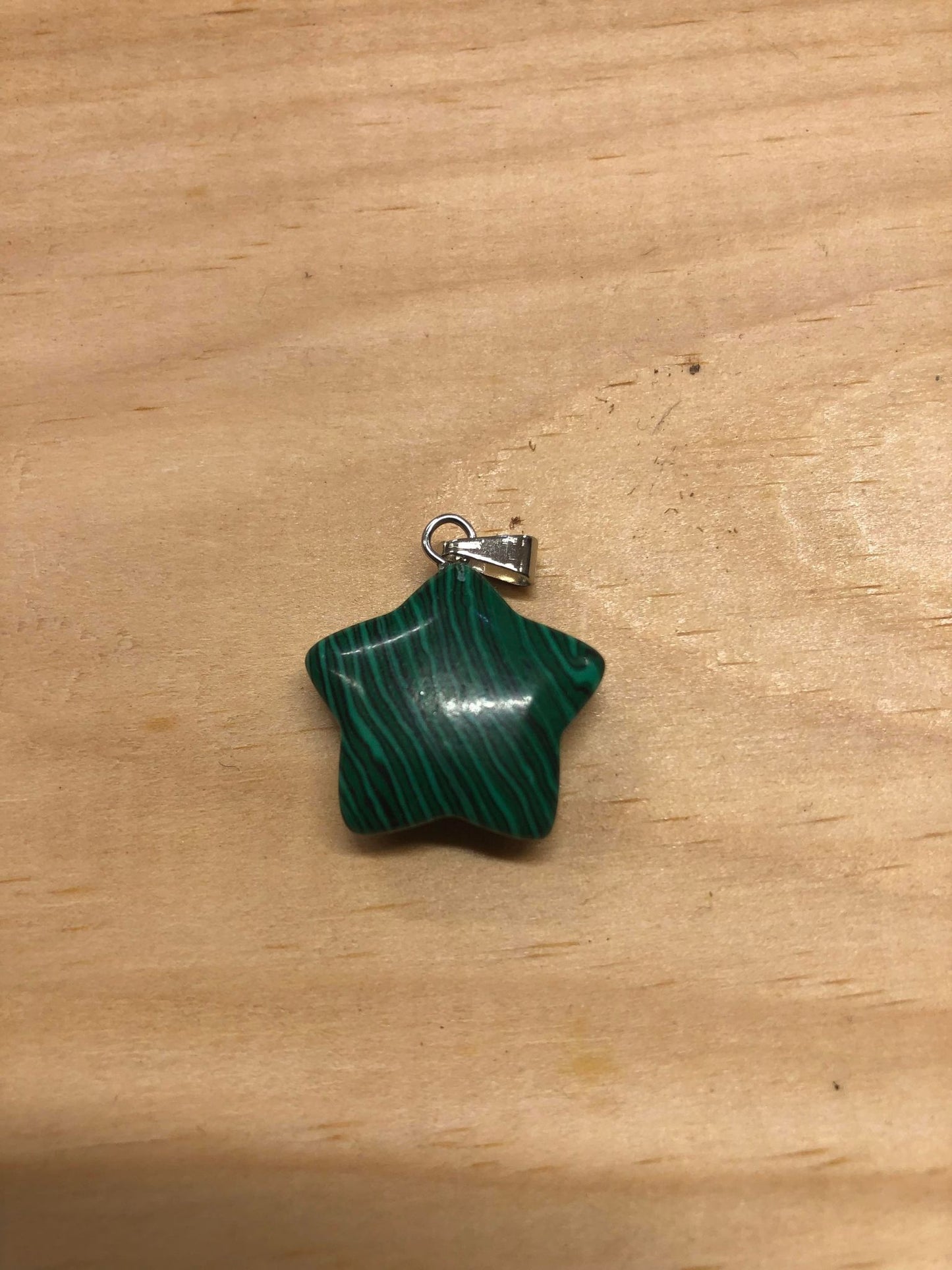 Malachite Star Healing Pendant