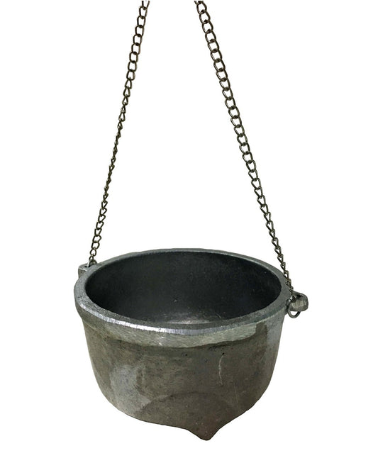 Cauldron, Aluminum Hanging Burner 4" diameter