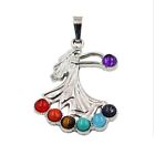 Chakra Necklace, Gemstones on goddess