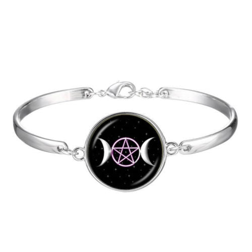 Bracelet, Triple Moon (Metal)