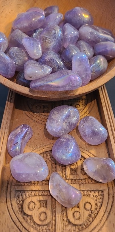 Amethyst Tumbled Stone - Medium