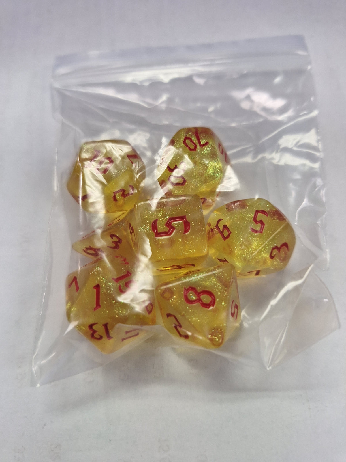 Dice Sets - Pearlescent Colors - full set of 7 dice