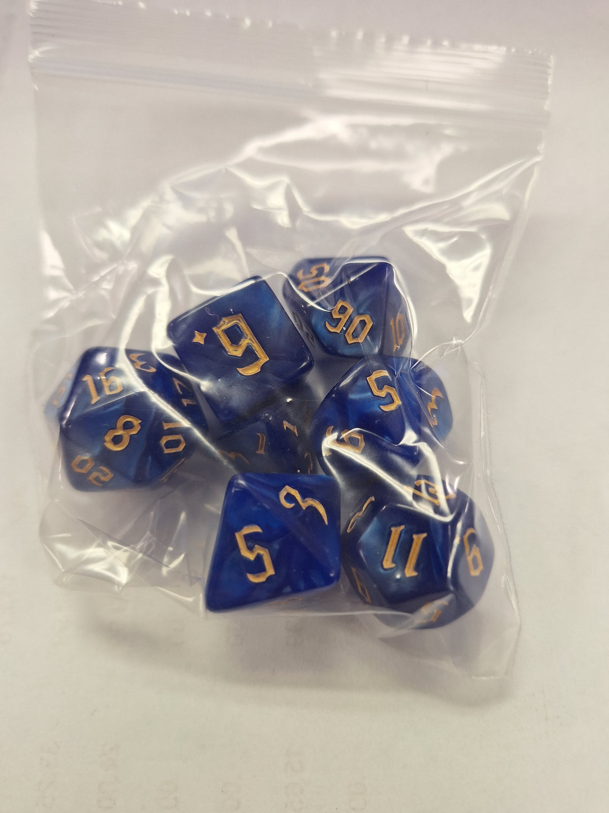 Dice Sets - Pearlescent Colors - full set of 7 dice
