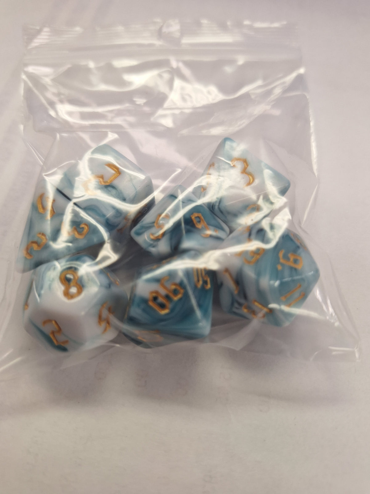 Dice Sets - Dual Colors - Full set of 7 dice