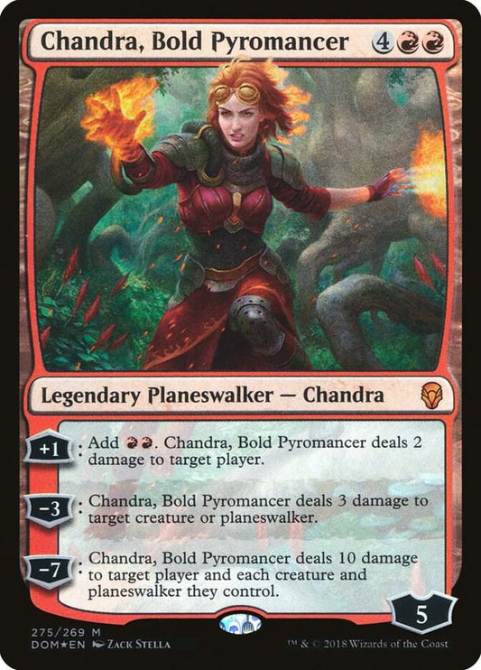 Chandra, Bold Pyromancer - Dominaria (DOM) (M)