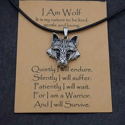 Viking Wolf Pendant