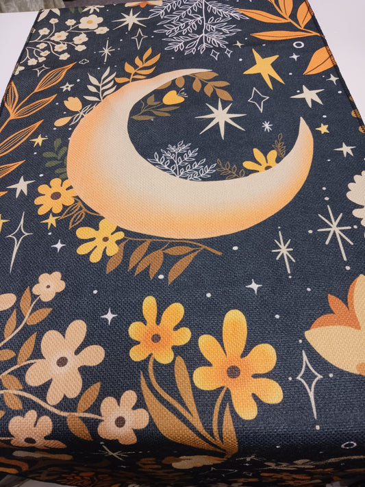 Tapestry- Moon, Star, Floral