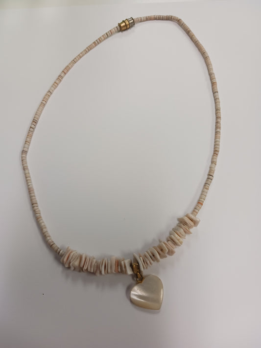 Necklace- Shell with Heart