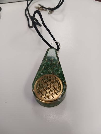 Necklace- Orgonite Teardrop