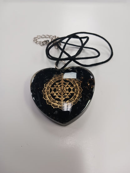 Necklace- Orgonite Heart