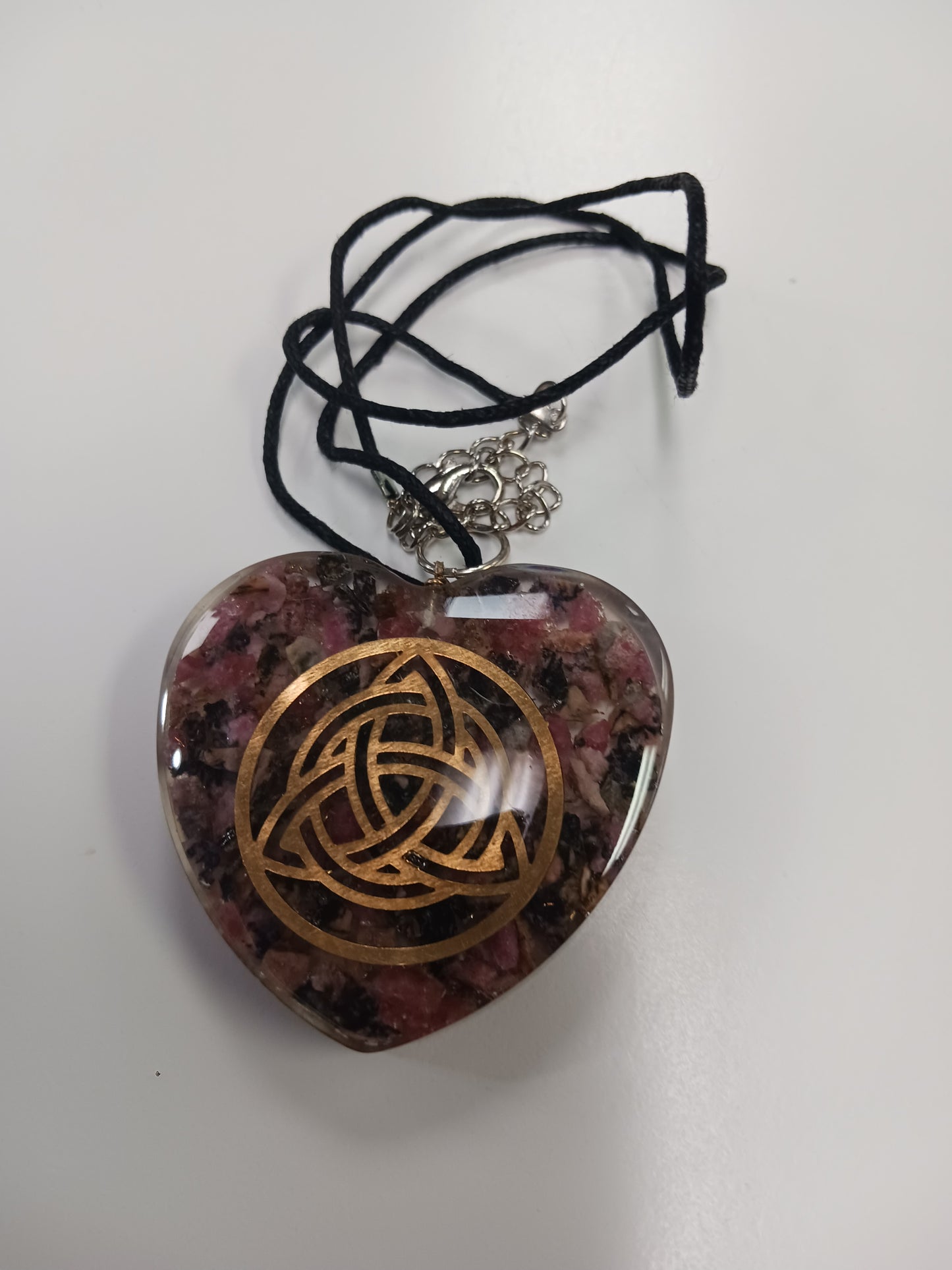 Necklace- Orgonite Heart