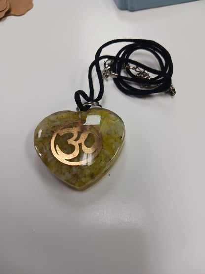 Necklace- Orgonite Heart