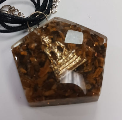 Necklace- Orgonite Pentagon