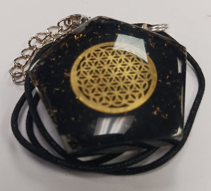 Necklace- Orgonite Pentagon