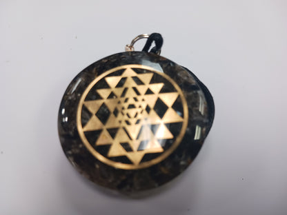 Necklace- Orgonite Round Med