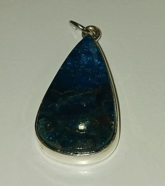 Pendant- Sterling Silver and Apatite